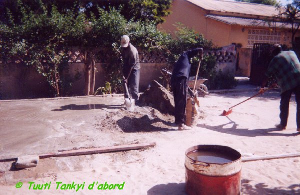 travaux dans l'école Ker Maan Nilaan