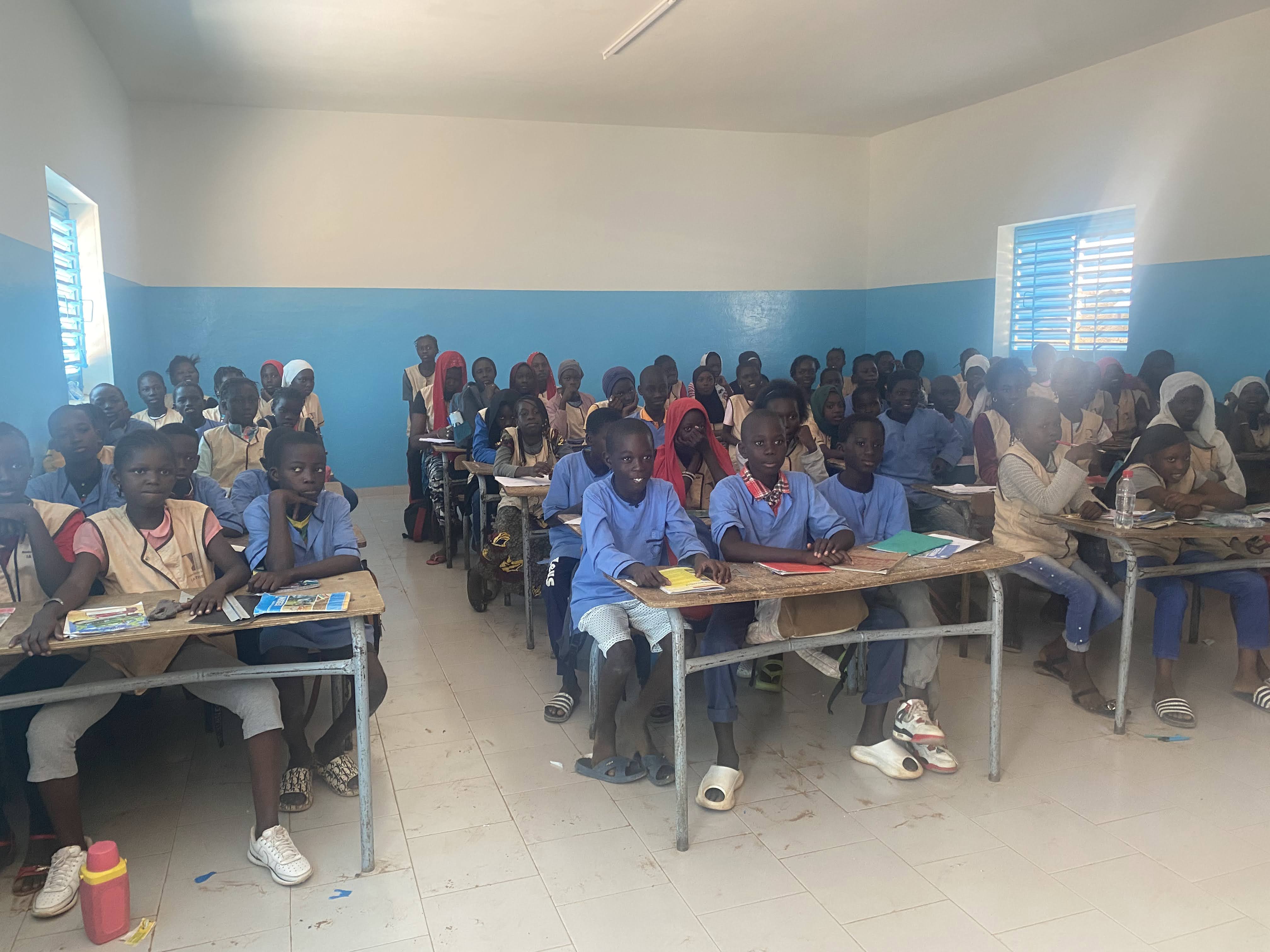 enfants de l'école Waly Diouf